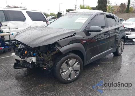 2020 Hyundai Kona Electric Sel z USA, uszkodzony, nr VIN KM8K23AG2LU069250